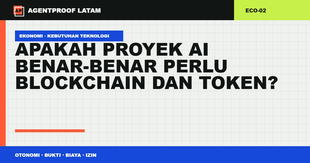 Apakah proyek AI benar-benar perlu blockchain dan token?